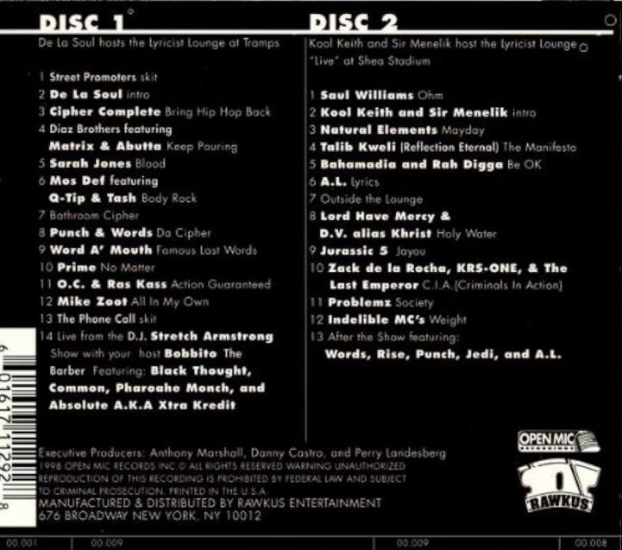 Lyricist Lounge Vol.1: Various: Amazon.it: CDs & Vinyl}